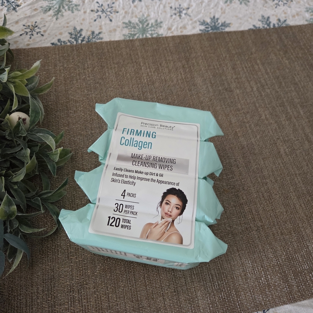 Precision Beauty Firming Collagen Cleansing Wipes